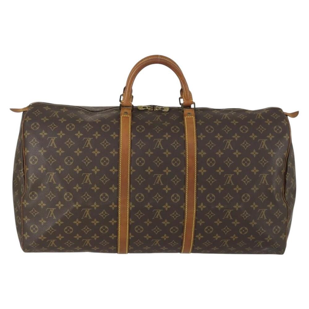 LOUIS VUITTON Monogram Keepall 60 Boston Bag M41422 LV Auth hk3288 - Picture 2 of 16